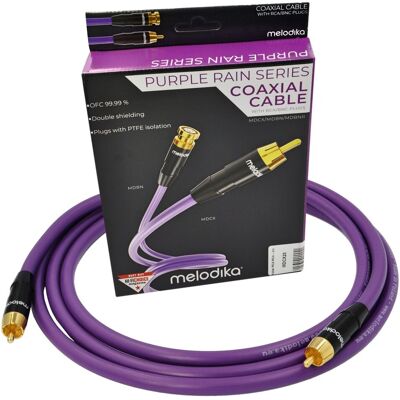 Kabel Coaxial 1 RCA - 1 RCA Melodika MDCX25 - 2.5m : Kolor - 2,5m Kabel Coaxial 1 RCA - 1 RCA Melodika MDCX25 - 2.5m : Kolor - 2,5m