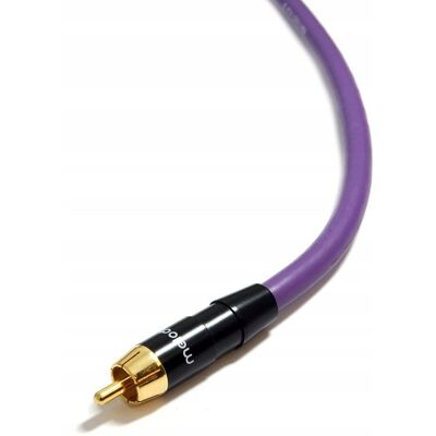 Kabel coaxial/comp Melodika MDCX10 RCA-RCA - 1m Polski Purple Rain Kabel coaxial/comp Melodika MDCX10 RCA-RCA - 1m Polski Purple Rain