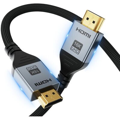 Reagle KABEL HDMI 2.2 PRZEWÓD 2M 96 Gbit/s 16K 4K 480Hz HDR10+ DOLBY HDCP 2.3 2.1 Reagle KABEL HDMI 2.2 PRZEWÓD 2M 96 Gbit/s 16K 4K 480Hz HDR10+ DOLBY HDCP 2.3 2.1