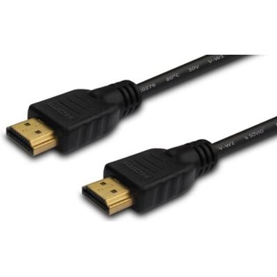Kabel HDMI Savio 2 m - Złocone, v1.4, Ethernet, 3D, Wielopak Kabel HDMI Savio 2 m - Złocone, v1.4, Ethernet, 3D, Wielopak