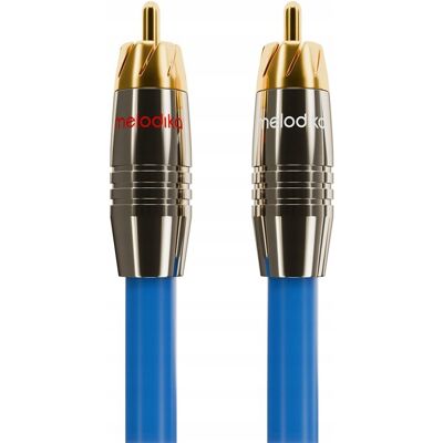 Kabel Melodika Sky Blue 2X Rca (Cinch) - 2X Rca (Cinch) 0,5 M Kabel Melodika Sky Blue 2X Rca (Cinch) - 2X Rca (Cinch) 0,5 M