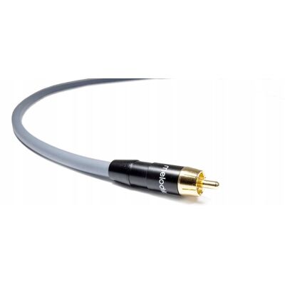 Kabel RCA do subwoofer Melodika MDSW50G-5m Polski Gunmetal Kabel RCA do subwoofer Melodika MDSW50G-5m Polski Gunmetal