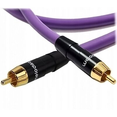 Kabel RCA do subwoofera Melodika MDSW40-4m Polski Purple Rain Kabel RCA do subwoofera Melodika MDSW40-4m Polski Purple Rain
