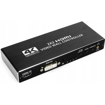 Kontroler Ściany Video Wall Controller Spacetronik SPH-VW225 4K HDMI DVI Kontroler Ściany Video Wall Controller Spacetronik SPH-VW225 4K HDMI DVI