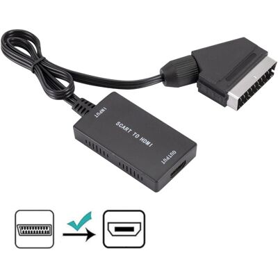 HP Konwerter Obrazu i dźwięku z SCART / EURO na HDMI Adapter HP Konwerter Obrazu i dźwięku z SCART / EURO na HDMI Adapter