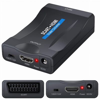 HP KONWERTER OBRAZU i dźwięku z SCART / EURO na HDMI HP KONWERTER OBRAZU i dźwięku z SCART / EURO na HDMI