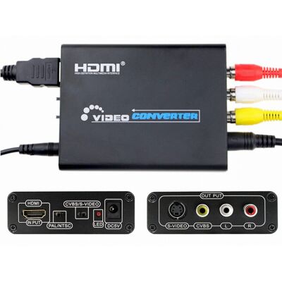 Inny producent Konwerter Z Hdmi Pal/Ntsc Na Do S-Video Rca Av 3X Chinch Inny producent Konwerter Z Hdmi Pal/Ntsc Na Do S-Video Rca Av 3X Chinch