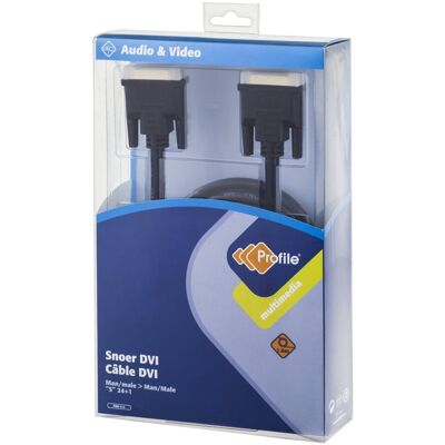 Cabletech KPO3700-1.8 Kabel DVI-DVI 1.8M Cabletech KPO3700-1.8 Kabel DVI-DVI 1.8M