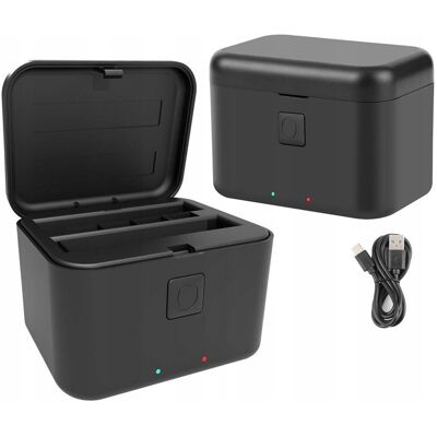 Ładowarka Usb Na 2x Akumulator Bateria Do Insta360 X5 Insta 360 X 5 Puluz / Pu765b Ładowarka Usb Na 2x Akumulator Bateria Do Insta360 X5 Insta 360 X 5 Puluz / Pu765b