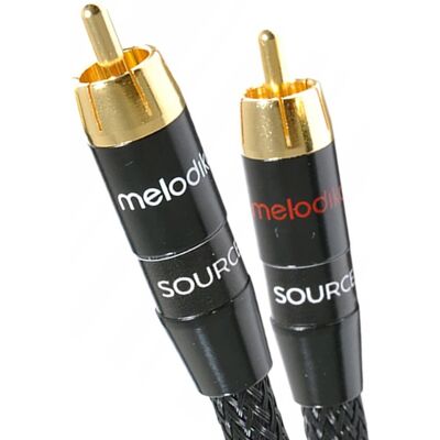 Melodika MD2RD25 Black Edition - Kabel 2x RCA 2.5 m : Kolor - 2,5m Melodika MD2RD25 Black Edition - Kabel 2x RCA 2.5 m : Kolor - 2,5m