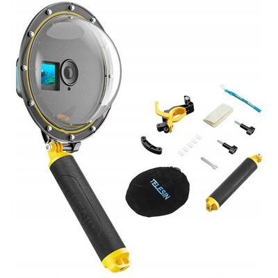 Obudowa podwodna, kopuła Telesin Dome Port do kamer DJI Osmo Action 3/4 Obudowa podwodna, kopuła Telesin Dome Port do kamer DJI Osmo Action 3/4
