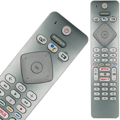 Pilot SMART TV PHILIPS Ambilight NETFLIX Asystent Google Mikrofon Pilot SMART TV PHILIPS Ambilight NETFLIX Asystent Google Mikrofon