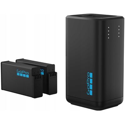 Inny producent Podwójna Ładowarka + 2x Akumulator Enduro Gopro Battery Charger Do Max 2 Inny producent Podwójna Ładowarka + 2x Akumulator Enduro Gopro Battery Charger Do Max 2