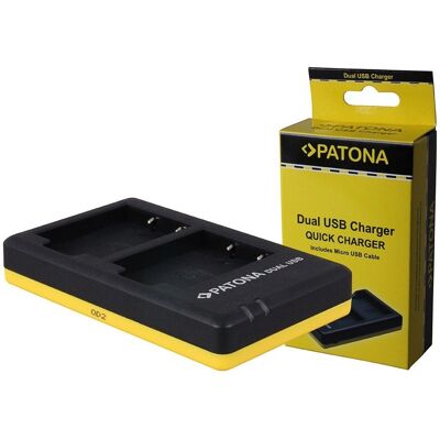 Podwójna szybka ładowarka PATONA do f.FinePix X-Pro 1 HS30 EXR w komplecie. Kabel micro-USB Podwójna szybka ładowarka PATONA do f.FinePix X-Pro 1 HS30 EXR w komplecie. Kabel micro-USB