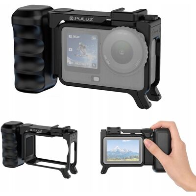 Puluz Ramka Montażowa Frame Mount + Grip Uchwyt + Stopka Iso Do Dji Osmo Action 6 / Pu1096b Puluz Ramka Montażowa Frame Mount + Grip Uchwyt + Stopka Iso Do Dji Osmo Action 6 / Pu1096b