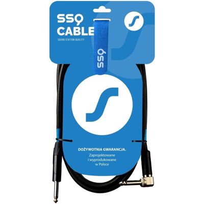 SOUND STATION QUALITY (SSQ) SSQ JMPJMK4 - jack mono prosty - jack mono kątowy 4 metrowy SOUND STATION QUALITY (SSQ) SSQ JMPJMK4 - jack mono prosty - jack mono kątowy 4 metrowy