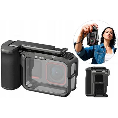 TELESIN Uchwyt Grip Ramka Montażowa Frame Mount Iso Do Insta 360 Ace Pro 2 Ace Pro / S6-fms-31-tis TELESIN Uchwyt Grip Ramka Montażowa Frame Mount Iso Do Insta 360 Ace Pro 2 Ace Pro / S6-fms-31-tis