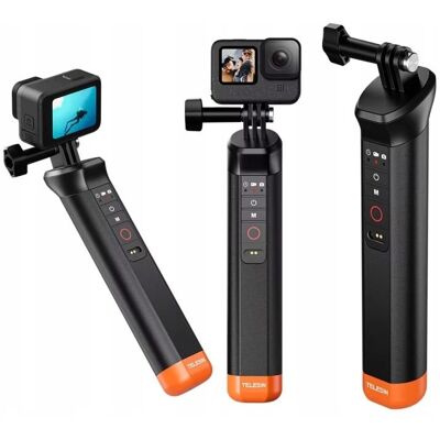 TELESIN Uchwyt Wypornościowy Pływak Boja Z Pilotem Pilot Gopro Hero 13 12 11 10 9 8 / S4-Fhg-01-Tgp TELESIN Uchwyt Wypornościowy Pływak Boja Z Pilotem Pilot Gopro Hero 13 12 11 10 9 8 / S4-Fhg-01-Tgp
