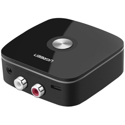 Ugreen Adapter / odbiornik Bluetooth 5.1 UGREEN CM106 2x RCA, jack 3.5mm, aptX HD, USB-C (czarny) Ugreen Adapter / odbiornik Bluetooth 5.1 UGREEN CM106 2x RCA, jack 3.5mm, aptX HD, USB-C (czarny)