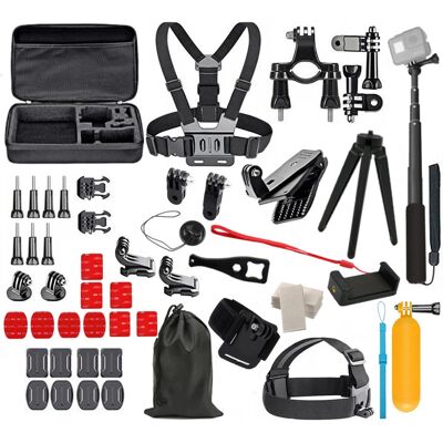 Inny producent ZESTAW 63W1 AKCESORIA DO GOPRO HERO 10 9 8 7 6 5 Inny producent ZESTAW 63W1 AKCESORIA DO GOPRO HERO 10 9 8 7 6 5