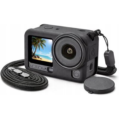 Shenzen Zestaw Akcesoriów Dji Osmo Action 6 Etui Silikonowe + 3x Szkło 9h Shenzen Zestaw Akcesoriów Dji Osmo Action 6 Etui Silikonowe + 3x Szkło 9h