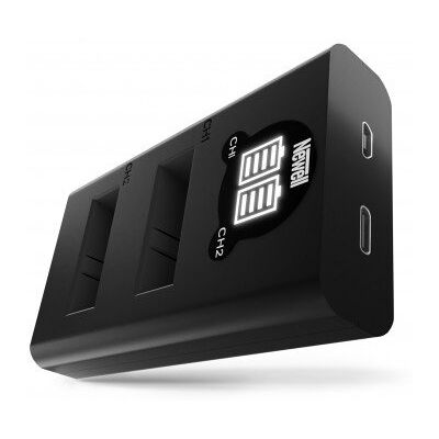 Zestaw ładowarka dwukanałowa Newell DL-USB-C i dwa akumulatory SPJB1B do GoPro 8 Zestaw ładowarka dwukanałowa Newell DL-USB-C i dwa akumulatory SPJB1B do GoPro 8