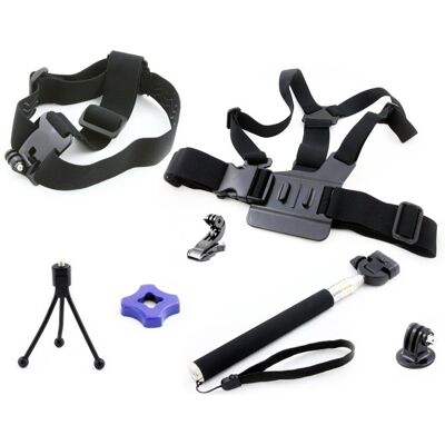 XREC Zestaw Monopod / Head Strap / Chest Mount Do Gopro Hero 5 4 3+ 3 + 2 1 / Sjcam / Xiaomi / Xiaoyi XREC Zestaw Monopod / Head Strap / Chest Mount Do Gopro Hero 5 4 3+ 3 + 2 1 / Sjcam / Xiaomi / Xiaoyi