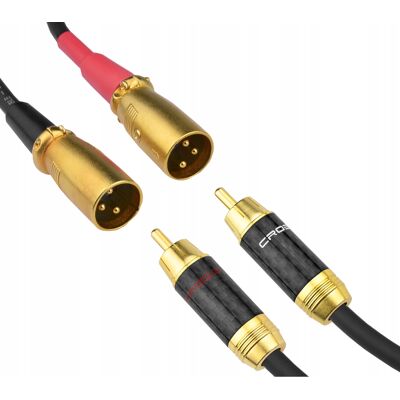 Inny producent Kabel Przewód Klotz 2 X Xlr Męski - 2 X Rca 2,5m Inny producent Kabel Przewód Klotz 2 X Xlr Męski - 2 X Rca 2,5m