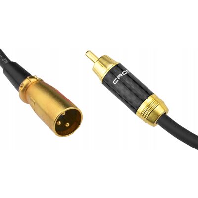 Inny producent Kabel Przewód Xlr Męski - Rca Cinch Klotz 5m Inny producent Kabel Przewód Xlr Męski - Rca Cinch Klotz 5m