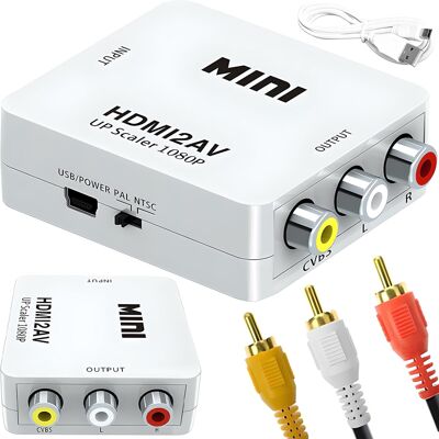 Inny producent Konwerter Hdmi Rca Av Wideo Adapter 1080p Kabel Usb Plug Play Inny producent Konwerter Hdmi Rca Av Wideo Adapter 1080p Kabel Usb Plug Play