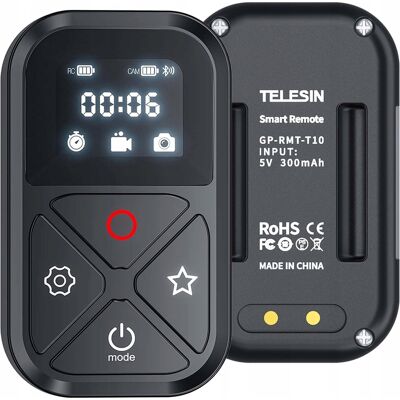 Inny producent Pilot Telesin Gp-Rmt-T10 Do Kamer Gopro Hero Inny producent Pilot Telesin Gp-Rmt-T10 Do Kamer Gopro Hero