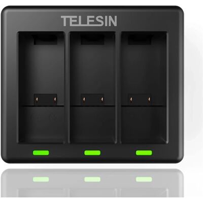 Inny producent Telesin Ładowarka Do 3 Akumulatorów Do Gopro Hero 13 Zasilacz Do Gopro Hero / Telesin Inny producent Telesin Ładowarka Do 3 Akumulatorów Do Gopro Hero 13 Zasilacz Do Gopro Hero / Telesin
