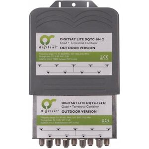 Złącze sygnału satelitarnego DIGITSAT DQTC-104 - Zewnętrzna wodoodporna obudowa Złącze sygnału satelitarnego DIGITSAT DQTC-104 - Zewnętrzna wodoodporna obudowa