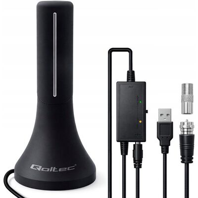 Inny producent Antena Dvb-T2 4k Wewnętrzna 32dbi Wzmacniacz 4m Usb Wysoki Zysk Inny producent Antena Dvb-T2 4k Wewnętrzna 32dbi Wzmacniacz 4m Usb Wysoki Zysk