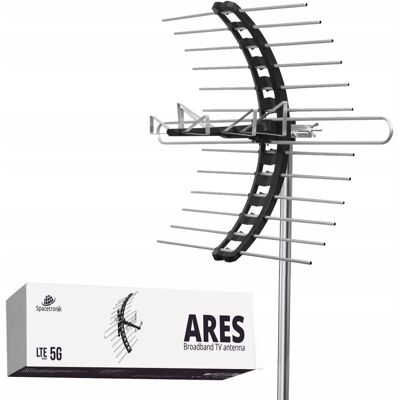 Spacetronik Antena DVB-T2 do TV naziemnej SZEROKOPASMOWA Siatkowa 4K MUX8 +filtr LTE Spacetronik Antena DVB-T2 do TV naziemnej SZEROKOPASMOWA Siatkowa 4K MUX8 +filtr LTE