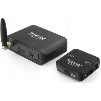 Spacetronik Bezprzewodowy Transmiter Hifi Sygnału Audio Nadajnik Odbiornik 2.4 Ghz 50m Spacetronik Bezprzewodowy Transmiter Hifi Sygnału Audio Nadajnik Odbiornik 2.4 Ghz 50m