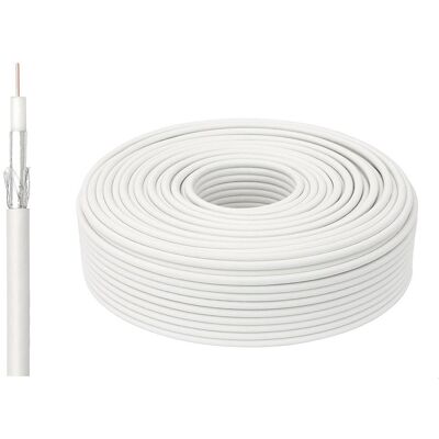 Inny producent Kabel Antenowy Koncentryczny Przewód Rg6 Tv Sat Zewnętrzny Wtyk F Hd 4k Inny producent Kabel Antenowy Koncentryczny Przewód Rg6 Tv Sat Zewnętrzny Wtyk F Hd 4k