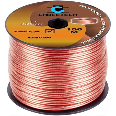 Cabletech Kabel głośnikowy 0,2mm Cabletech Kabel głośnikowy 0,2mm