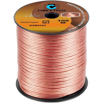 Cabletech Kabel głośnikowy 2,0mm Cabletech Kabel głośnikowy 2,0mm
