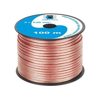 Kabel głośnikowy CCA Cabletech 100m Kabel głośnikowy CCA Cabletech 100m