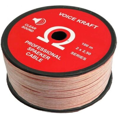 Kabel głośnikowy CCA Cabletech 2x4mm 100m Kabel głośnikowy CCA Cabletech 2x4mm 100m