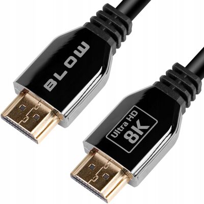 Kabel Przewód Hdmi Blow 2.1 8K 4K 3D Premium 3M Kabel Przewód Hdmi Blow 2.1 8K 4K 3D Premium 3M