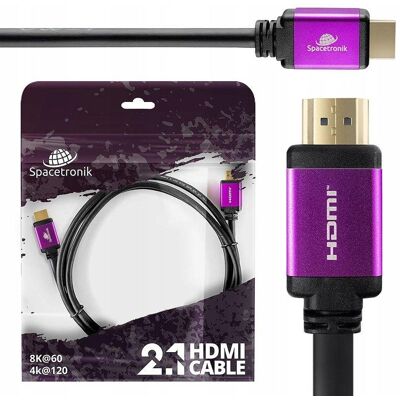 Kabel UHS HDMI 2.1 8K Spacetronik SH-SPR100 10m Kabel UHS HDMI 2.1 8K Spacetronik SH-SPR100 10m