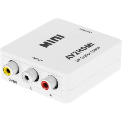 Cabletech Konwerter sygnału gniazdo AV - CHINCH CVBS + AUDIO - gniazdo HDMI Cabletech Konwerter sygnału gniazdo AV - CHINCH CVBS + AUDIO - gniazdo HDMI