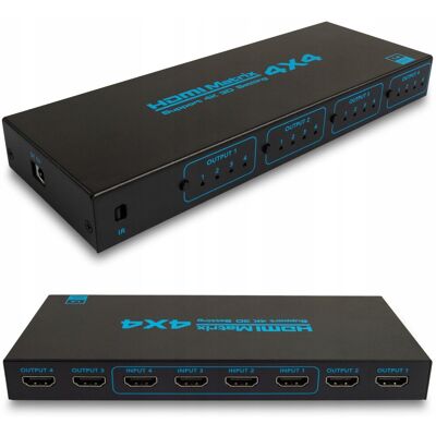 PAWONIK MATRIX HDMI 4x4 SWITCH SPLITTER HDCP PILOT FULL HD PAWONIK MATRIX HDMI 4x4 SWITCH SPLITTER HDCP PILOT FULL HD