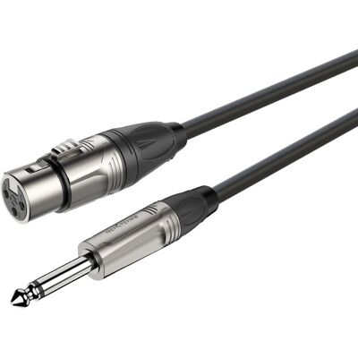 Roxtone kabel audio 15m Jack 6.3mm Mono, XLR 3-pin żeńske DMXJ210L15 Roxtone kabel audio 15m Jack 6.3mm Mono, XLR 3-pin żeńske DMXJ210L15