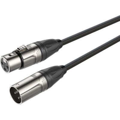Roxtone Kabel audio 5m DMXX200L5 3 pin gniazdo XLR żeńskie, 3 pin wtyk XLR męski Roxtone Kabel audio 5m DMXX200L5 3 pin gniazdo XLR żeńskie, 3 pin wtyk XLR męski