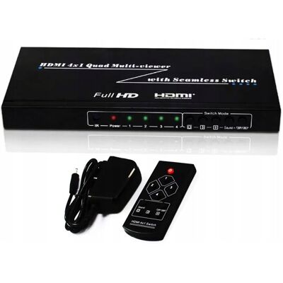 Rozdzielacz obrazu Multi-Viewer HDMI 4/1 Spacetronik FullHD 1080p 5 TRYBÓW Rozdzielacz obrazu Multi-Viewer HDMI 4/1 Spacetronik FullHD 1080p 5 TRYBÓW