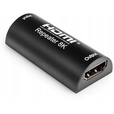 Spacetronik WZMACNIACZ SYGNAŁU REPEATER HDMI 2.1 JAKOŚĆ 8K ADAPTER ZASIĘG 25M STABILNY Spacetronik WZMACNIACZ SYGNAŁU REPEATER HDMI 2.1 JAKOŚĆ 8K ADAPTER ZASIĘG 25M STABILNY