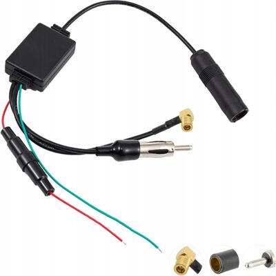 Inny producent Antena Samochodowa Dab Fm Wzmacniacz Sygnału Kabel 5m Radio Cyfrowe Inny producent Antena Samochodowa Dab Fm Wzmacniacz Sygnału Kabel 5m Radio Cyfrowe